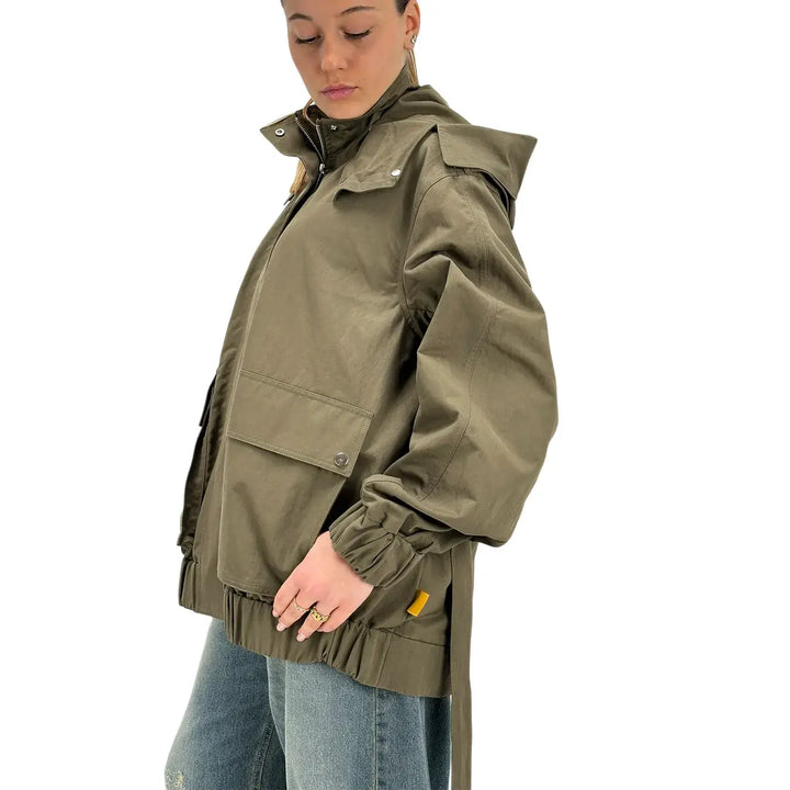 Oof Wear, Parka, Donna, Cotton Tech, Verde