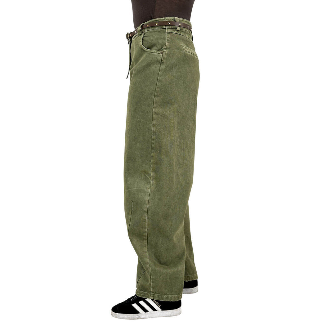 Motel, Pantaloni, Donna, Cotone, Verde