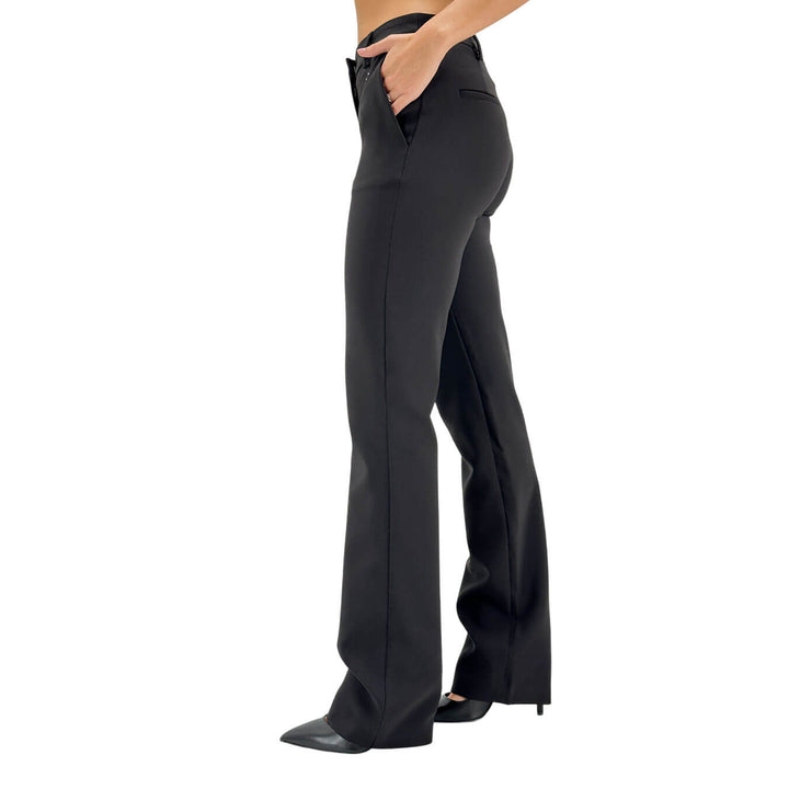 Relish, Pantaloni, Donna Cloes, Vita Alta, Poliestere, Nero