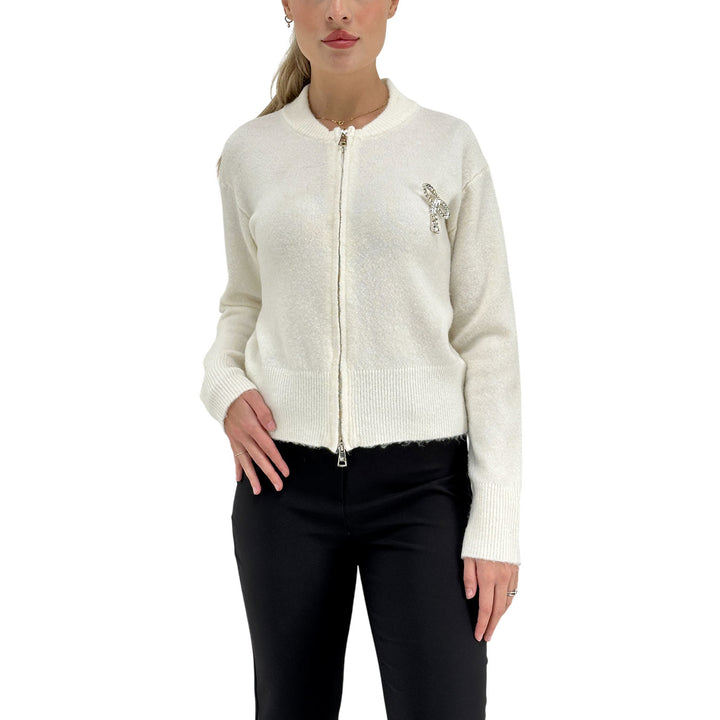 Markup, Maglia, Donna, Tessuto Misto, Bianco