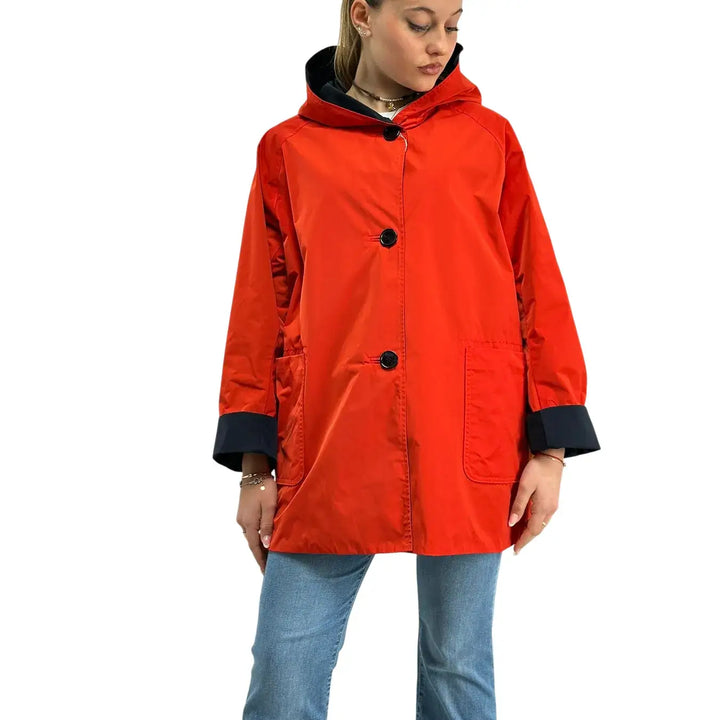 Oof Wear, Giacca, Donna, Reversibile, Blu e Rosso