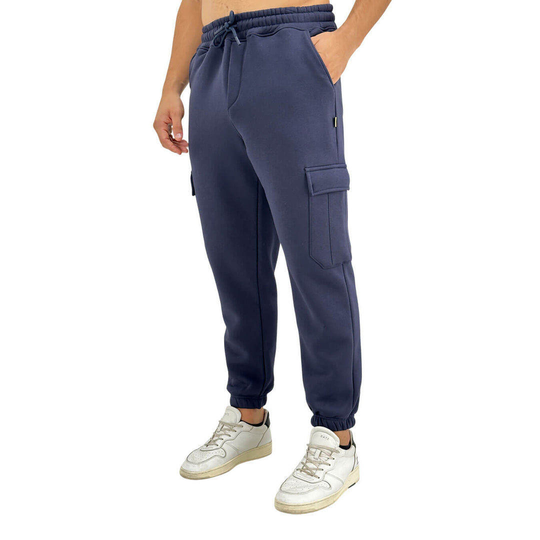 Superculture, Pantaloni, Uomo, Cotone, Blu