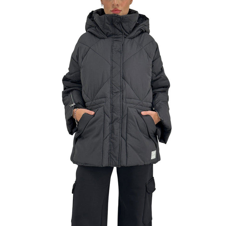 Oof Wear, Piumino, Donna, Nylon, Nero