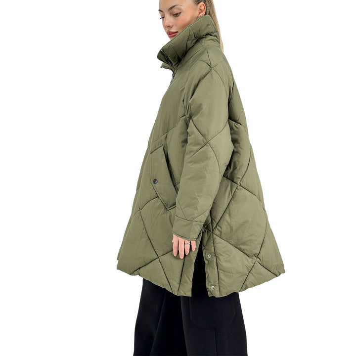 Oof Wear, Piumino, Donna, Nylon, Verde