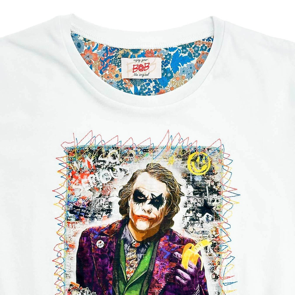 Bob Maglia T-Shirt Uomo, Stampa Joker Who So Serious, Cotone - BassiniBoutique.it