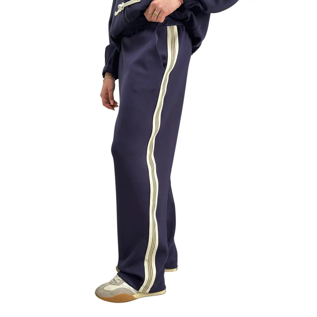 Kontatto, Pantaloni, Donna, Tessuto Misto, Blu