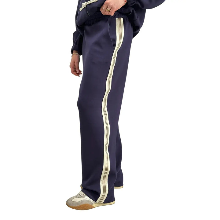 Kontatto, Pantaloni, Donna, Tessuto Misto, Blu