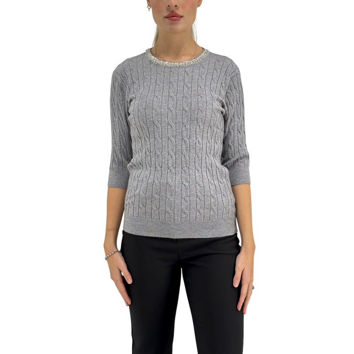 Markup, Maglia, Donna, Tessuto Misto, Grigio
