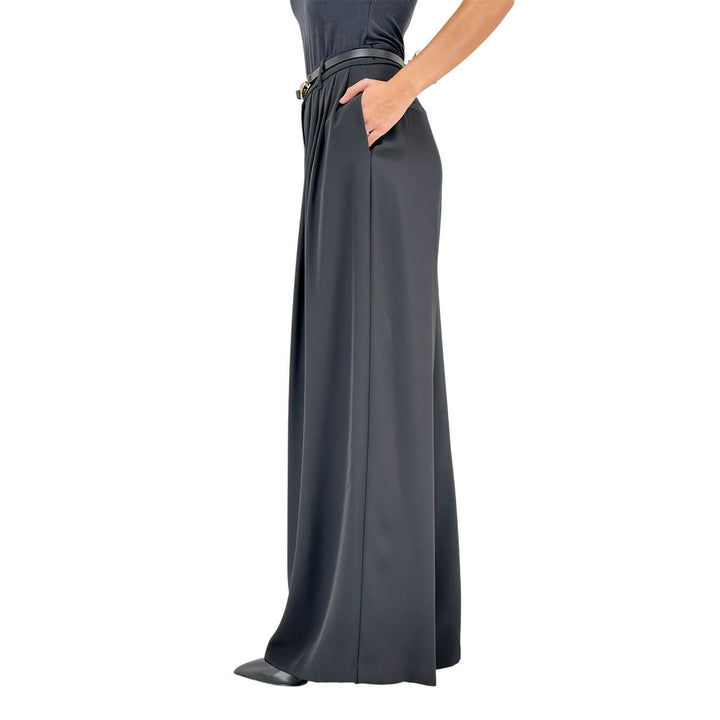 Relish, Pantaloni, Donna, Iridem, Fibbia, Pences, Poliestere, Nero