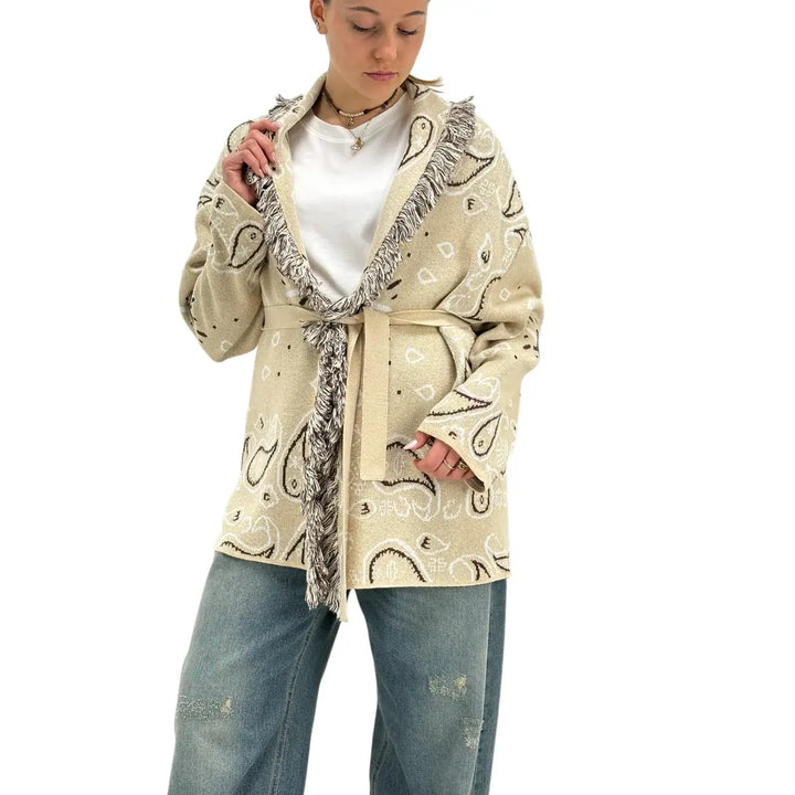 Kontatto, Giacca, Donna, Fantasia, Panna