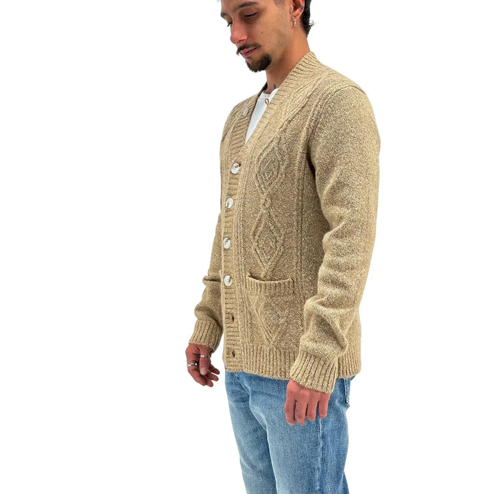 Markup, Cardigan, Uomo, Beige
