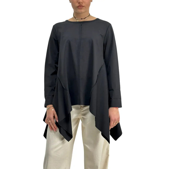 Bassini, Maglia, Donna, Tessuto Misto, Nero