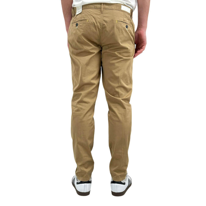 BL.11 Block Eleven Pantaloni Chino, Uomo, Regular Fit, Cotone, Beige