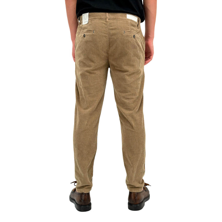 BL.11 Block Eleven Pantaloni Chino, Uomo, Regular Fit, Cotone, Beige