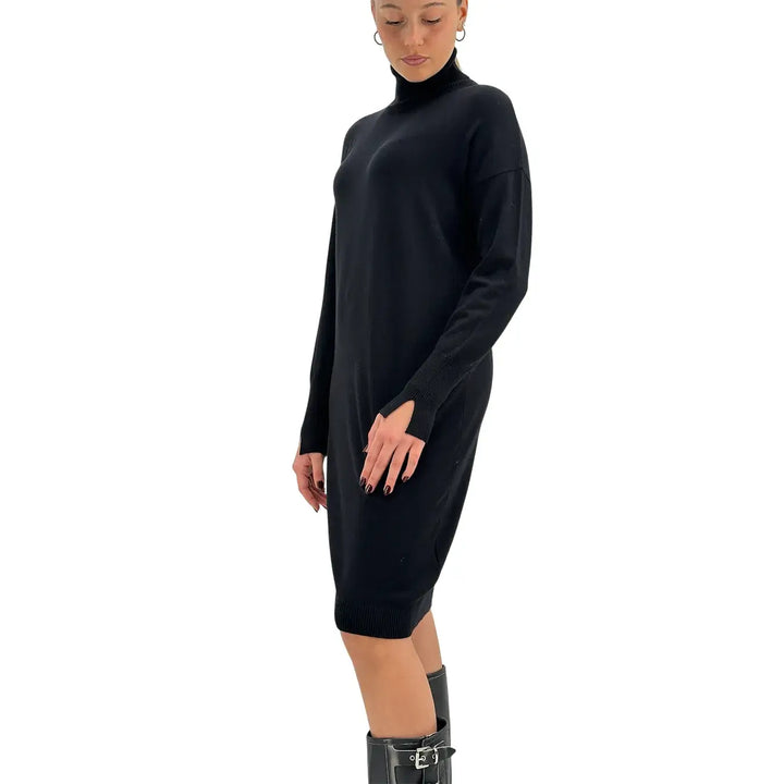 Koralline, Abito, Donna, Tessuto Misto, Nero