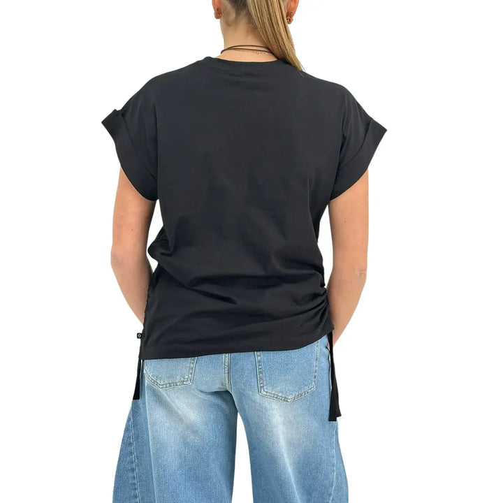 Ottod'Ame, T-Shirt, Donna, Cotone, Nero