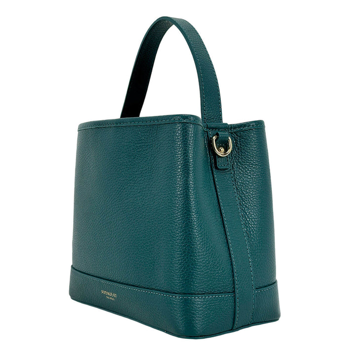 Avenue67 Filippa Borsa Donna, Secchiello, Pelle Dollaro, Verde