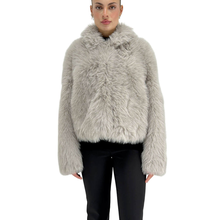 Relish, Ecopelliccia, Donna, Poliestere, Grigio