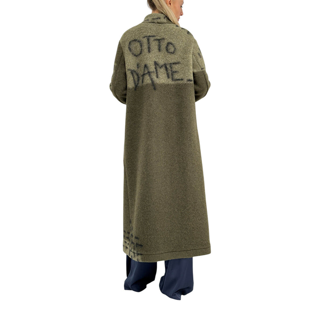Ottod'Ame, Cappotto, Donna, Lana, Verde
