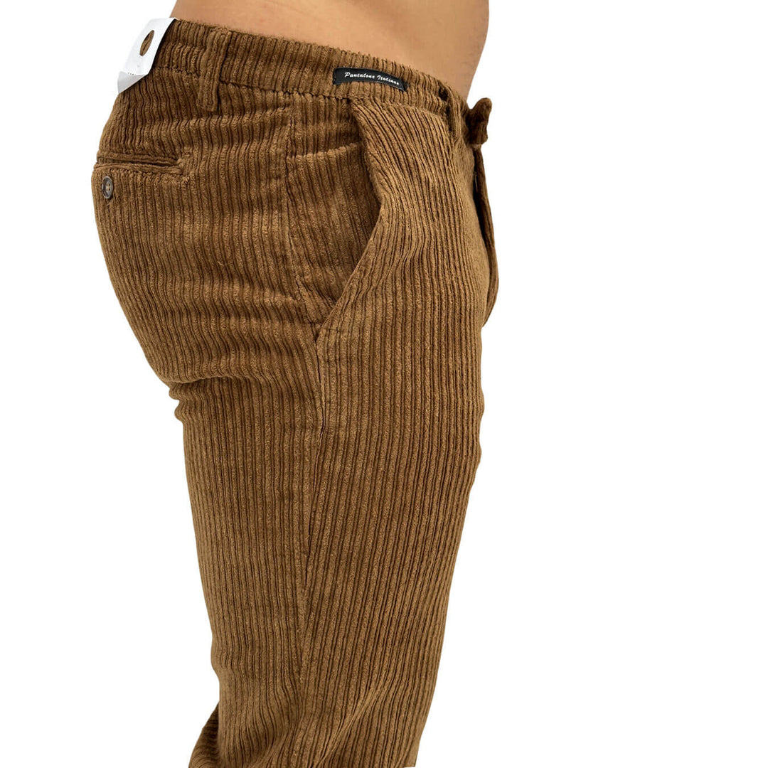 Moro, Pantaloni, Uomo, Cotone, Marrone