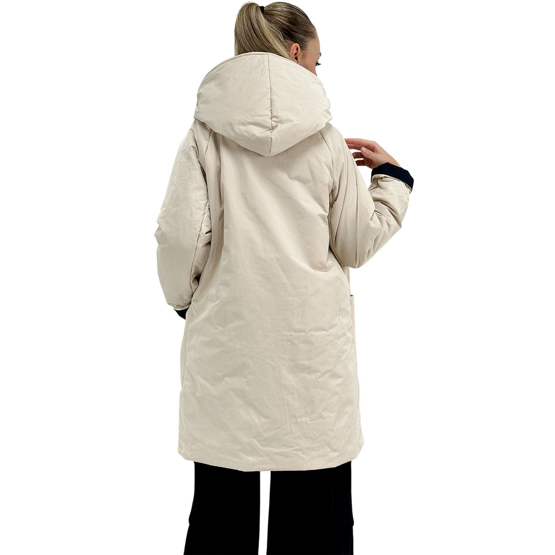 Oof Wear, Cappotto Double, Poliestere, Bianco e Blu