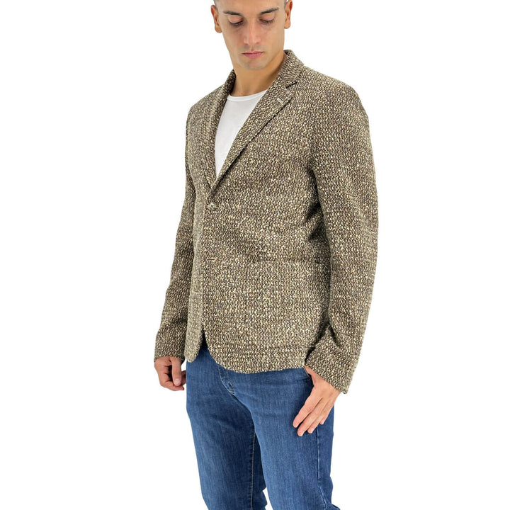 BL.11, Giacca, Uomo, Tessuto Misto, Beige