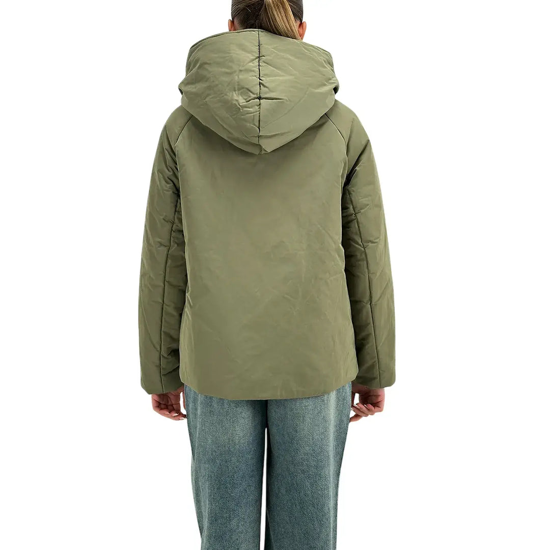 Oof Wear, Giubbotto Double, Militare e Cammello, Poliestere