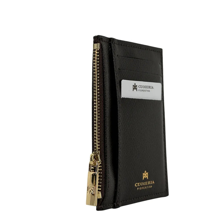 Cuoieria Fiorentina, Portacarte, Uomo, Pelle, Moro