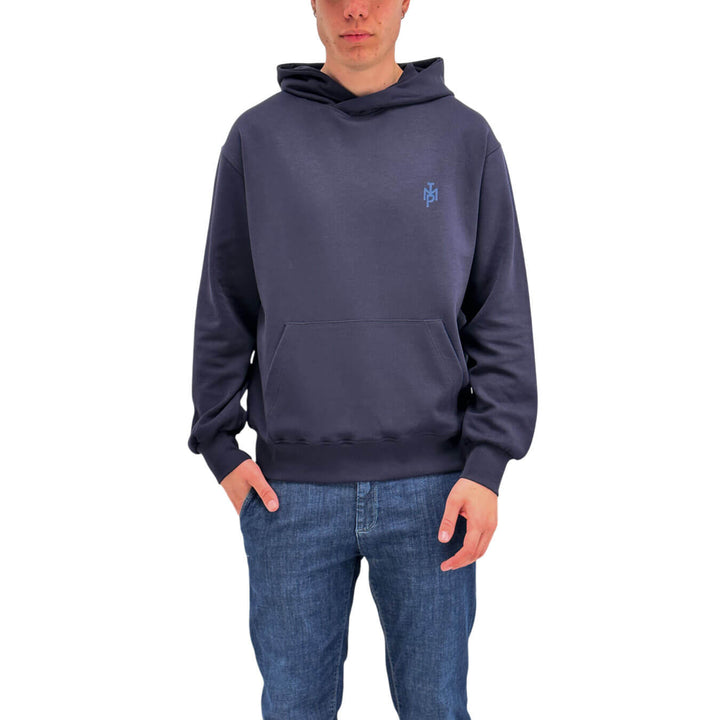 Imperial Felpa Basic Uomo, Cappuccio, Cotone Misto, Blu