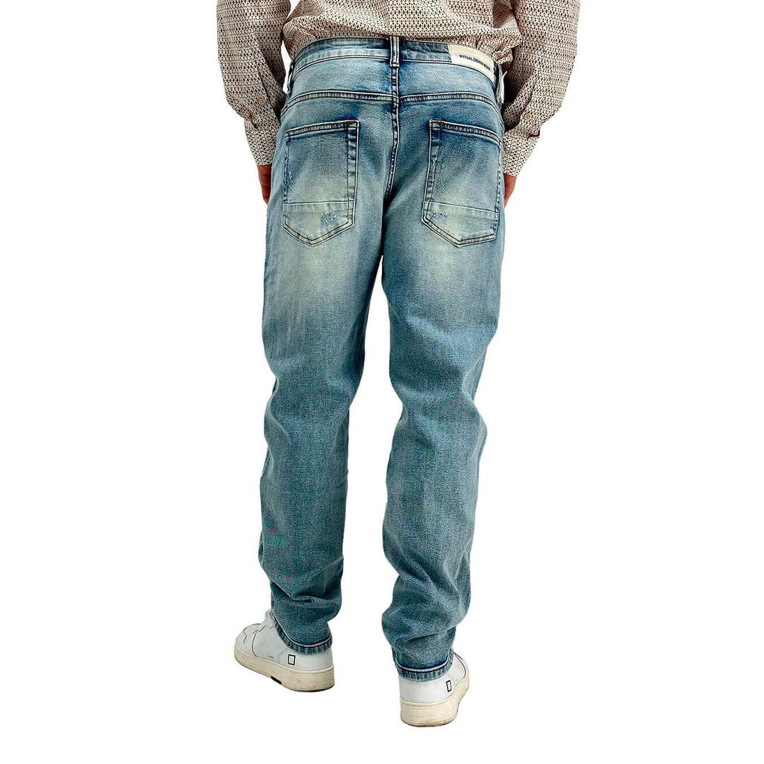 Rytual Pantaloni Uomo, Jeans, Denim, Chino, Cotone, Blu Chiaro - BassiniBoutique.it