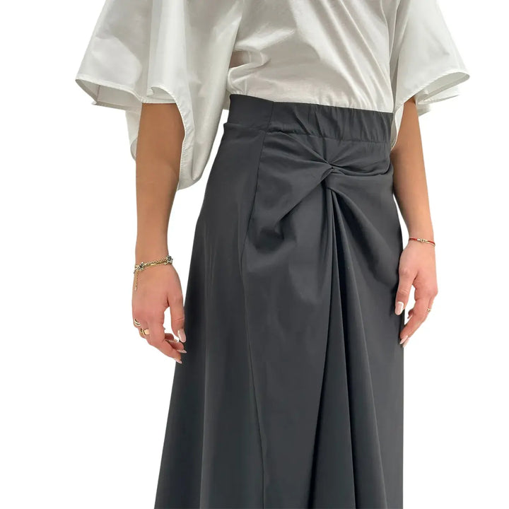 Meimeij, Gonna, Donna, Drappeggiata, Nero