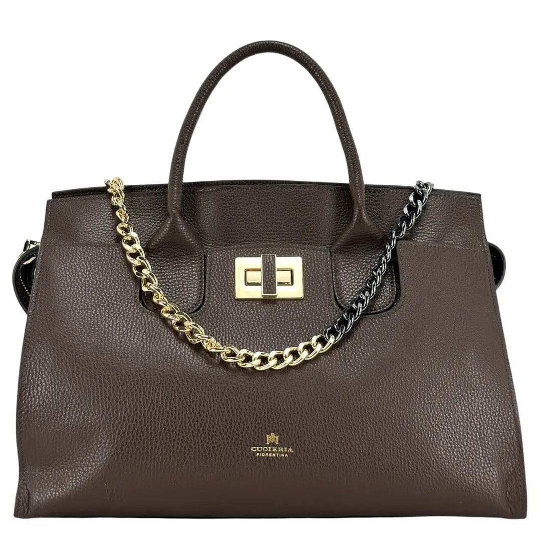 Cuoieria Fiorentina, Borsa Donna, Bella, Pelle, Marrone
