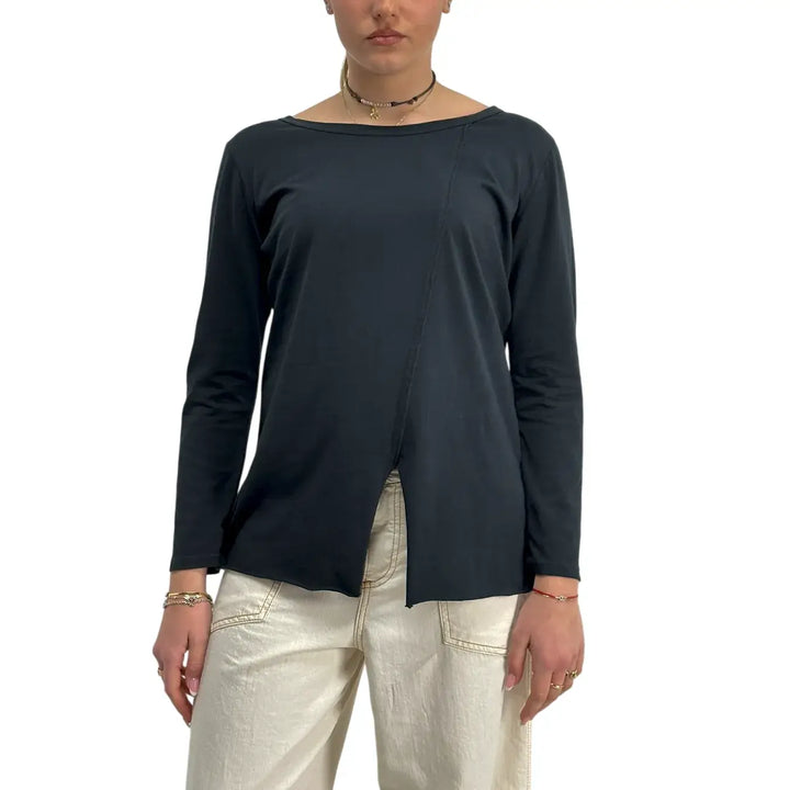 Bassini, T-shirt, Donna, Cotone, Nero