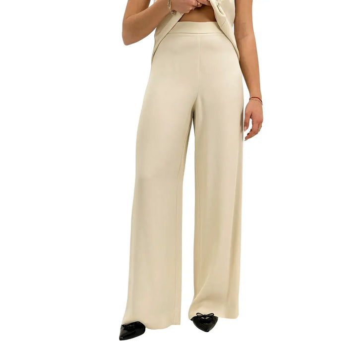 Ottod'Ame, Pantaloni, Donna, Tessuto Misto, Latte