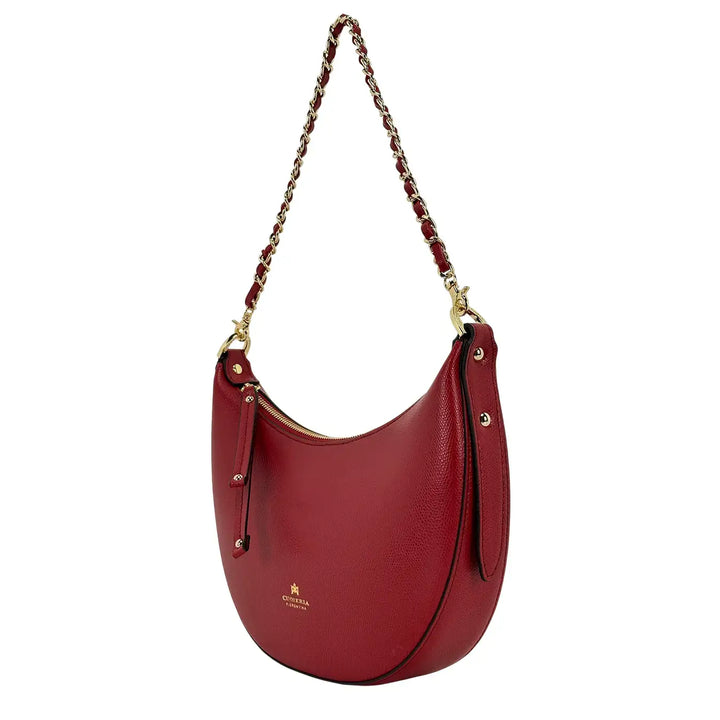 Cuoieria Fiorentina, Borsa, Donna, Eva Small, Hobo, Pelle, Rosso