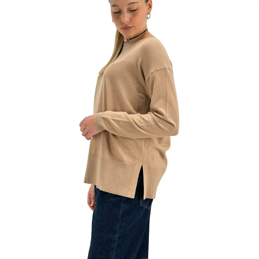 Markup, Maglia, Donna, Tessuto Misto, Beige