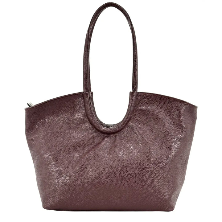 Bassini, Borsa, Donna, Emma, Pelle, Bordeaux