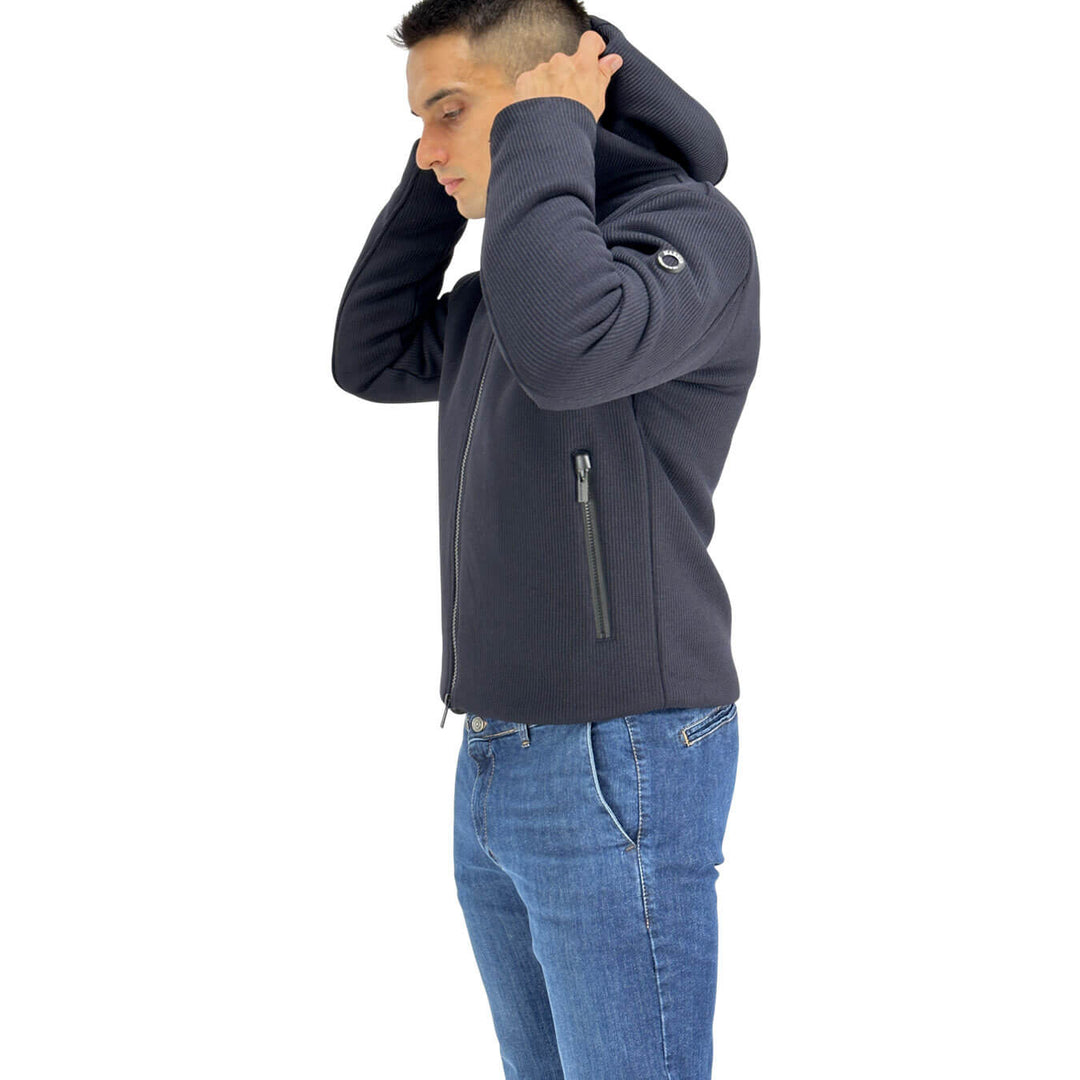 Markup, Giubbotto Parka, Uomo, Poliestere, Blu