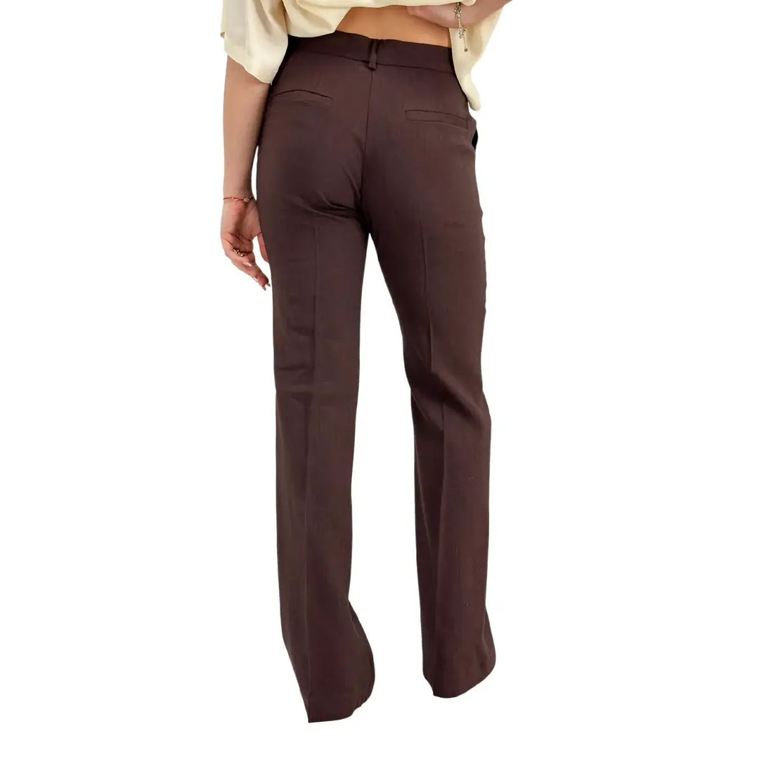 Ottod'Ame, Pantaloni, Donna, Tessuto Misto, Marrone