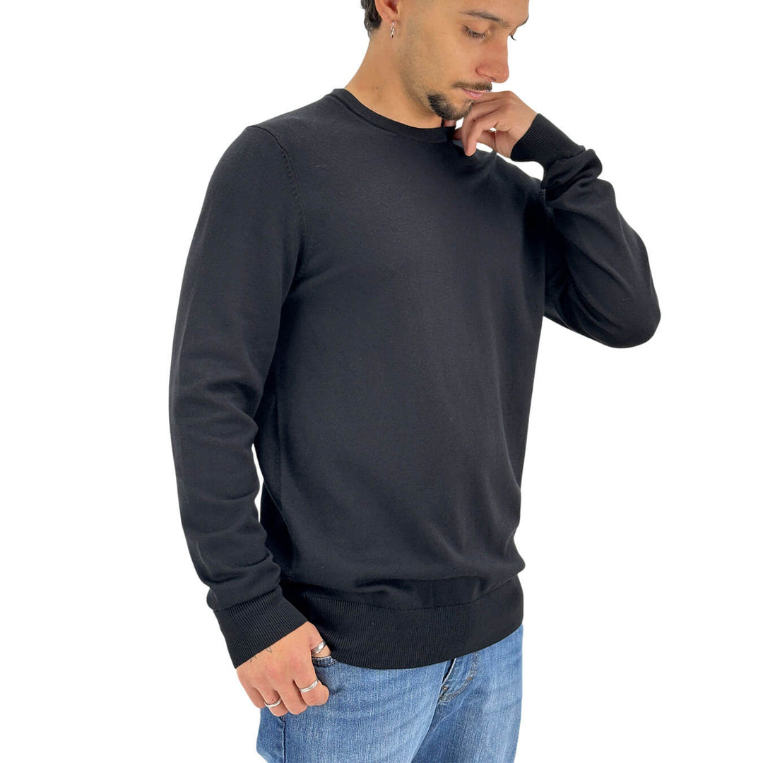 Markup, Maglia, Uomo, Viscosa, Nero
