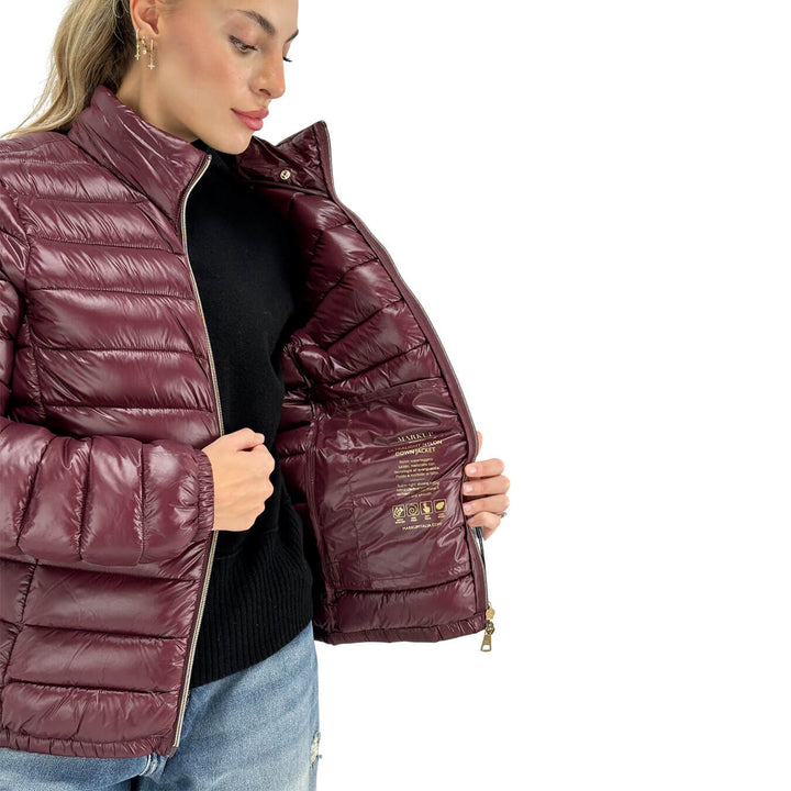 Markup, Piumino, Donna, Nylon, Bordeaux