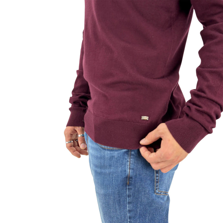Markup, Maglia, Uomo, Viscosa, Bordeaux