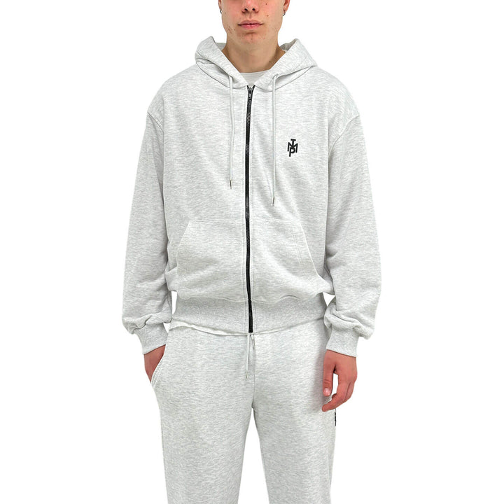 Imperial Felpa Basic Uomo, Cappuccio, Cotone Misto, Grigio