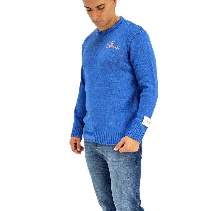 Superculture, Maglia, Uomo, Acrilico, Turchese