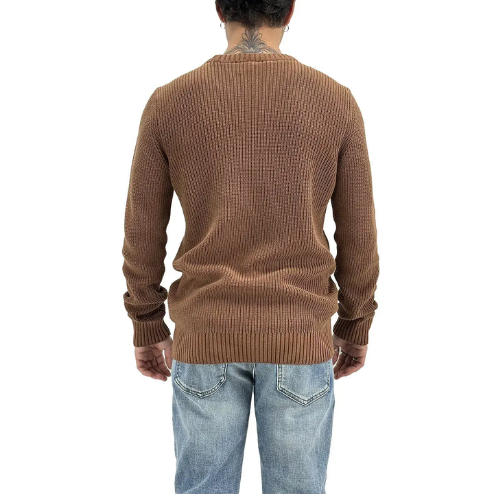 BL.11 Block Eleven, Maglia, Uomo, Cotone, Marrone