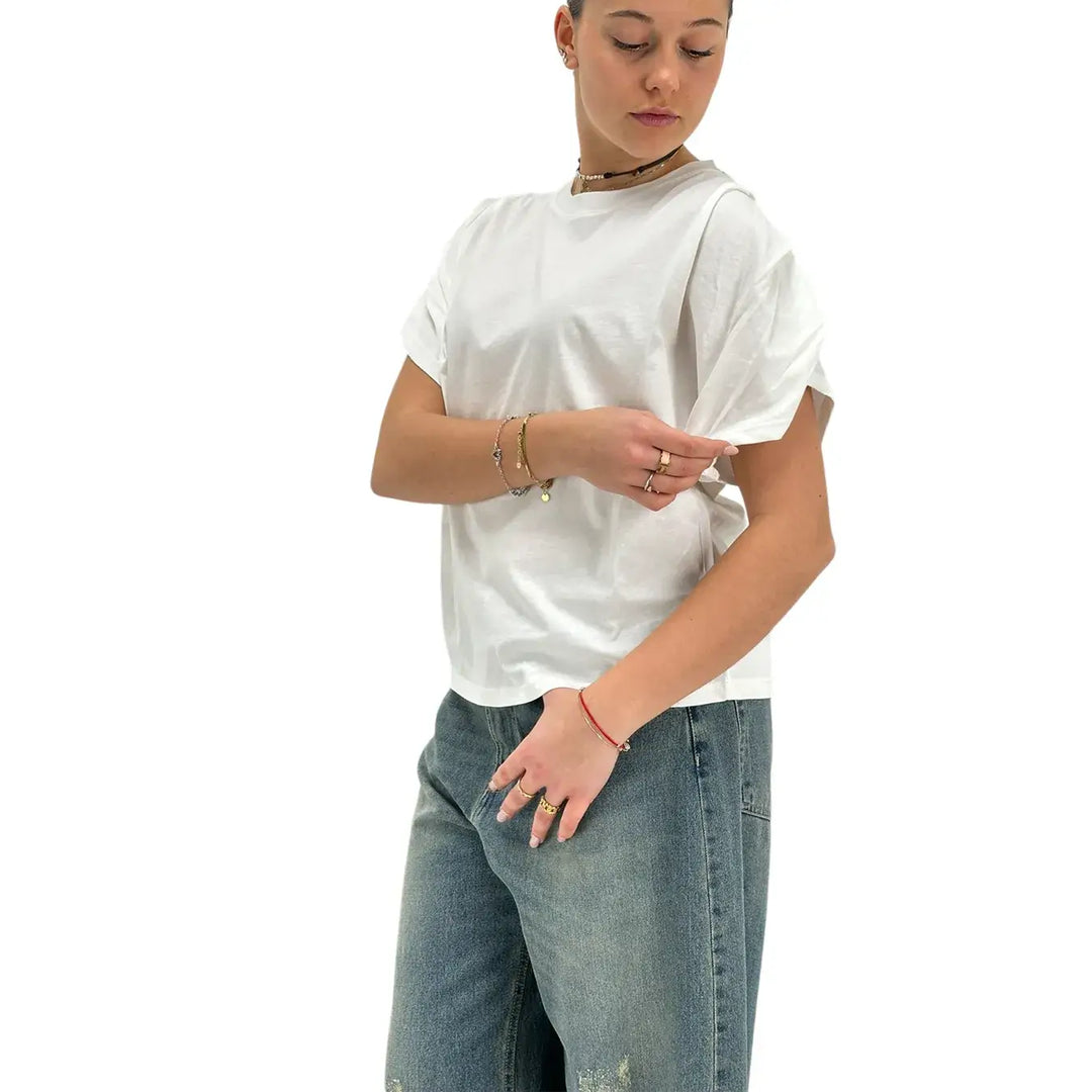 Kontatto, T-Shirt, Donna, Cotone, Bianco