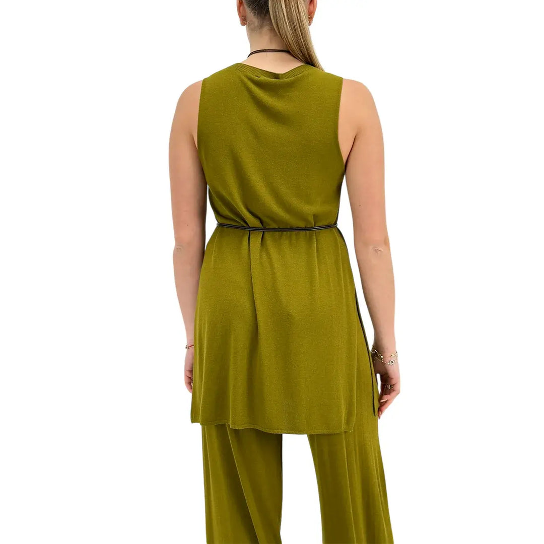 Kontatto, Maglia, Donna, Tessuto Misto, Verde