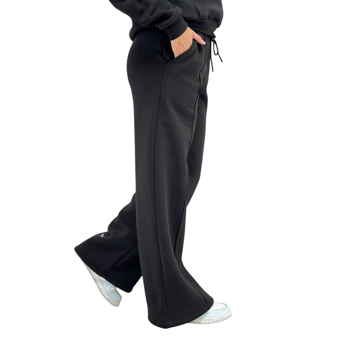 Superculture, Pantaloni, Donna, Demi, Cotone, Nero