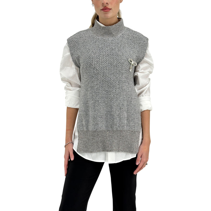 Markup, Maglia, Donna, Tessuto Misto, Grigio