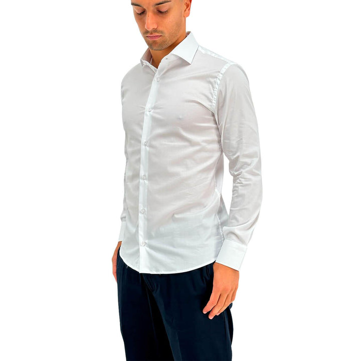 Edd Camicia Sinfonia Uomo, Basic, Colletto Classico, Tessuto Misto - BassiniBoutique.it